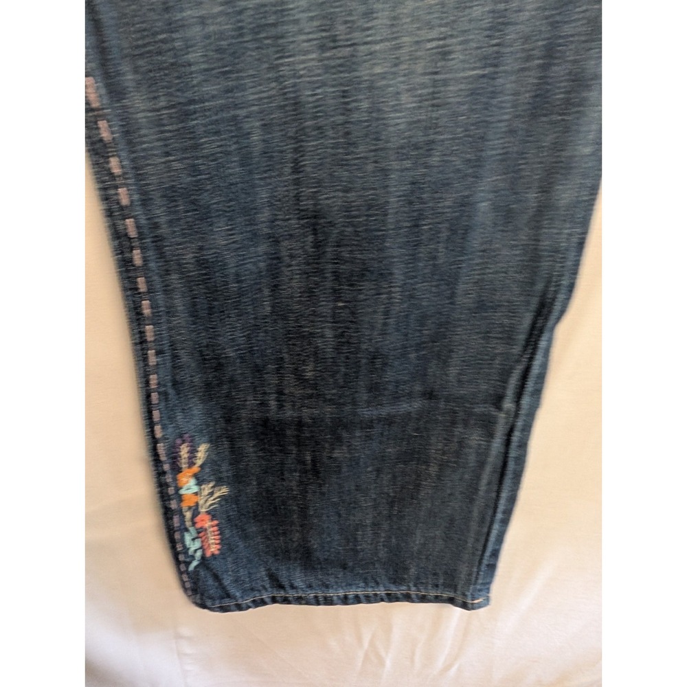 Joes Jeans Vintage Series 1971 Flare Floral Embroidered Low Rise Boot 30x32 Y2K - Picture 6 of 13
